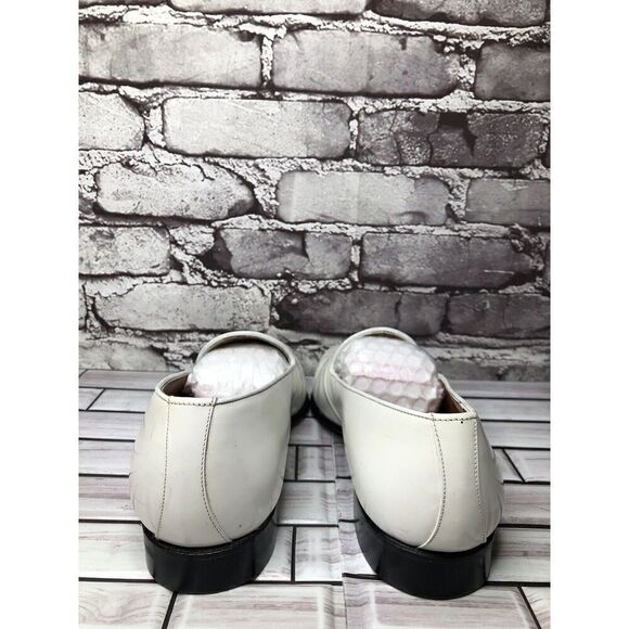 Duque Da Milano White Patent Leather Slip On Loafers Shoes Men’s Sz 6.5EE US/40 - Picture 6 of 12